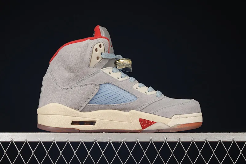 All categories Air Jordan Jordan series basketball shoes Air Jordan 5 Trophy Room x Air Jordan 5 Ice Blue AJ5 Joe 5 joint ice blue CI1899-400